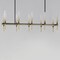 Maxim Lighting Flambeau 10-Light Linear LED Chandelier 16127CLBKAB - alternate 3
